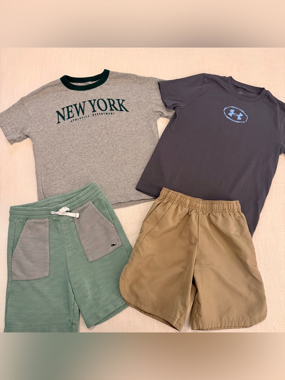 BUNDLE BOYS SZ 7 VINEYARD VINES, NIKE, UNDER ARMOUR, CAT & JACK